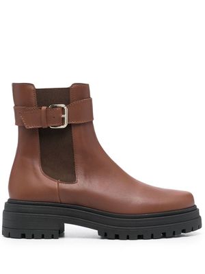 Tila March Celine leather Chelsea boots - Brown