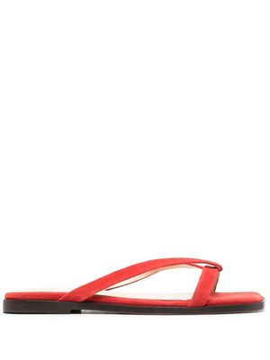 Tila March Origami suede sandals - Red