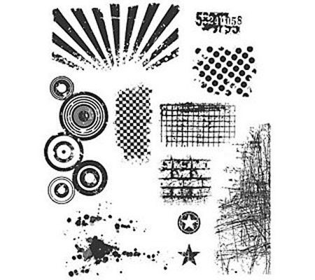 Tim Holtz Large Cling Rubber Stamp Set - BittyG runge