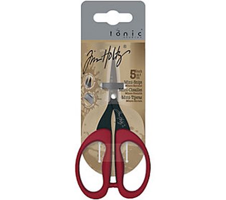 Tim Holtz Nonstick Micro-Serrated 5" Mini Snips