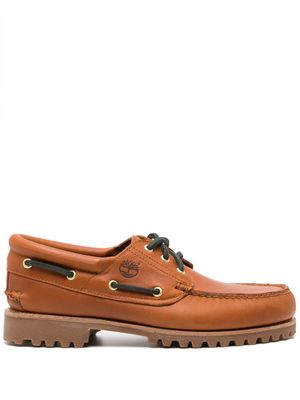 Timberland 3-Eye leather boat shoes - Brown