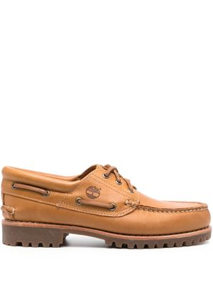 Timberland Authentics 3 Eye leather boat shoes - Brown