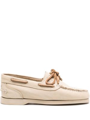 Timberland bow-detail leather boat shoes - Neutrals