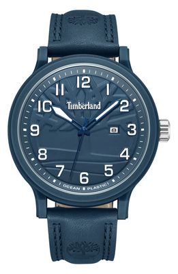 Timberland Glow in the Dark Leather Strap Watch