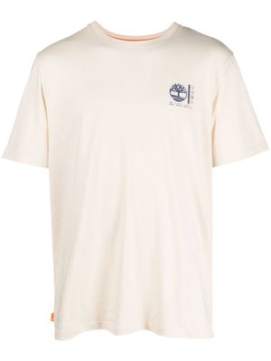 Timberland graphic-print cotton T-shirt - Neutrals