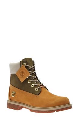 Timberland Heritage Boot in Wheat Nubuck