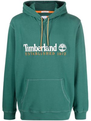 Timberland logo-embroidered hoodie - Green