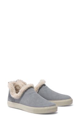 Timberland Skyla Bay Faux Fur Lined Sneaker in Light Grey Suede