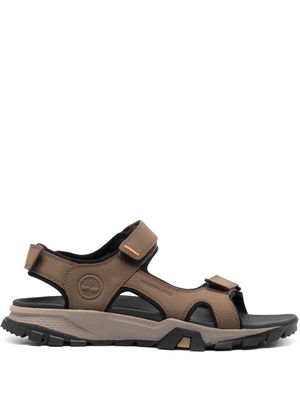 Timberland touch-strap leather sandals - Brown