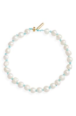 Timeless Pearly Freshwater Pearl Necklace in White