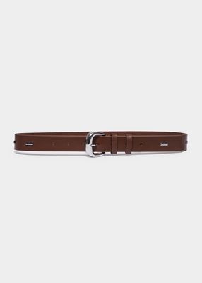 Timeless Studded Leather Belt