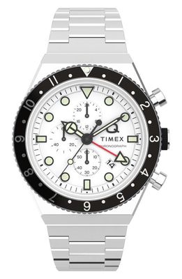 Timex Q GMT Chronograph Bracelet Watch