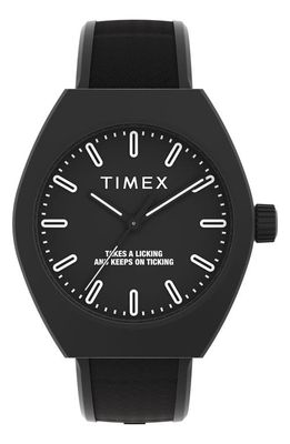 Timex® Trend Synthetic Strap Watch, 40mm in Black 