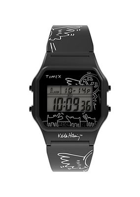 Timex x Keith Haring Resin Digital Watch/34MM