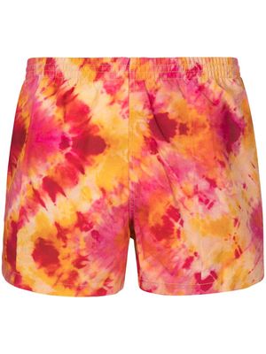 Timo Trunks Shibori swim shorts - Red