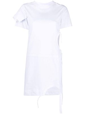 Timothy Han / Edition organic deconstructed T-shirt dress - White