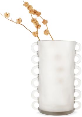 Tina Frey Designs Gray Loopy Large Vase