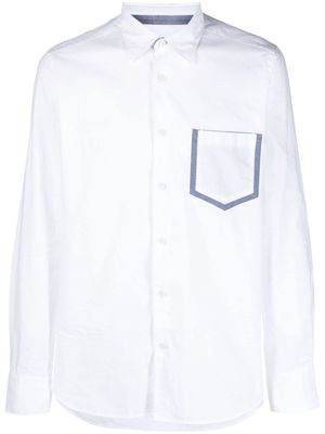 Tintoria Mattei classic-collar cotton shirt - White