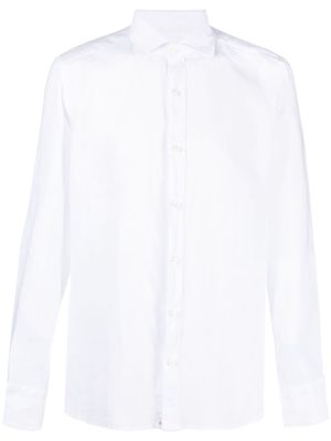 Tintoria Mattei long-sleeved linen shirt - White