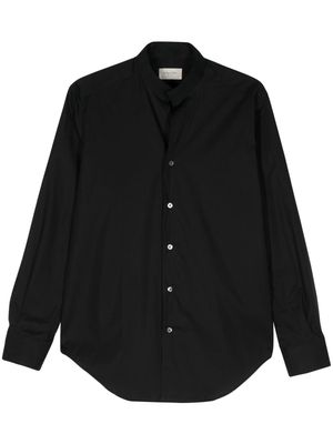 Tintoria Mattei poplin long-sleeve shirt - Black