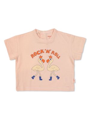 Tiny Cottons graphic-print T-shirt - Pink