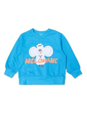 Tiny Cottons Mélomane organic cotton sweatshirt - Blue