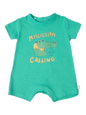 Tiny Cottons Mississippi cotton romper - Green