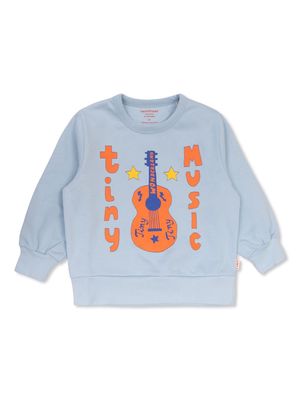 Tiny Cottons Tiny Music organic cotton sweatshirt - Blue