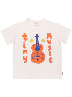 Tiny Cottons Tiny Music organic cotton T-shirt - White