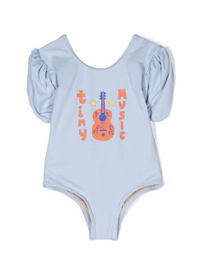 Tiny Cottons Tiny Music swimsuit - Blue