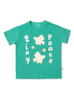 Tiny Cottons Tiny Peace cotton T-shirt - Green