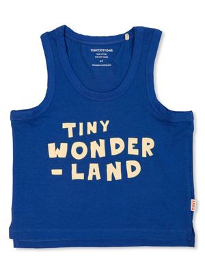 Tiny Cottons Tiny Wonderland tank top - Blue