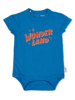 Tiny Cottons Wonderland short-sleeve bodysuit - Blue