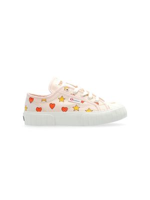 Tiny Cottons x Superga Hearts & Stars cotton sneakers - Pink