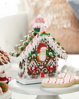 Tiny Gingerbread House Decorative Accent