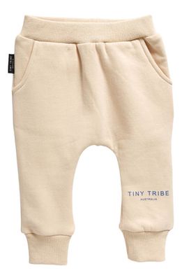 TINY TRIBE Core Signature Sweatpants in Cream