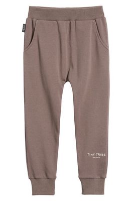 TINY TRIBE Kids' Core Signature Sweatpants in Iron