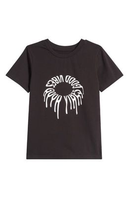 TINY TRIBE Kids' Good Vibes Graphic Stretch Cotton T-Shirt in Black 