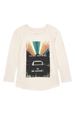 Tiny Whales Enjoy the Ride Graphic Tee in Natural