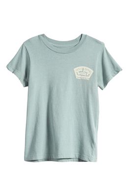 Tiny Whales Kids' Good Dudes Posse Cotton Graphic T-Shirt in Sea Glass