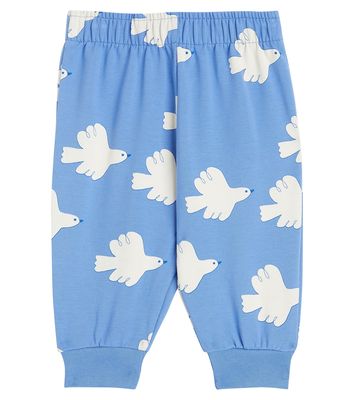 Tinycottons Baby Doves cotton-blend jersey sweatpants