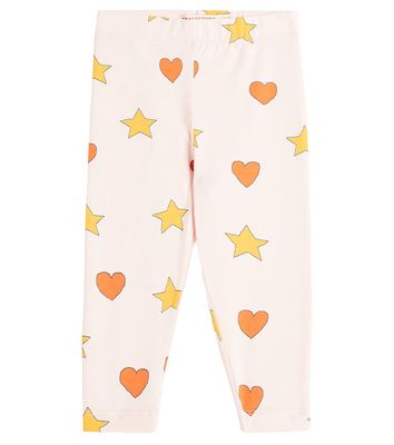 Tinycottons Baby printed cotton-blend leggings