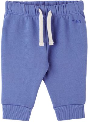 TINYCOTTONS Baby Purple Logo Lounge Pants