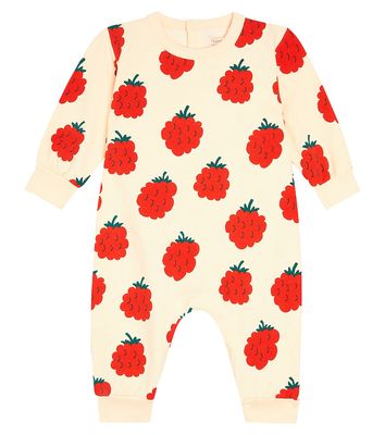 Tinycottons Baby Raspberries cotton playsuit