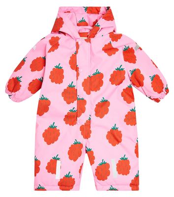 Tinycottons Baby Raspberries padded snowsuit
