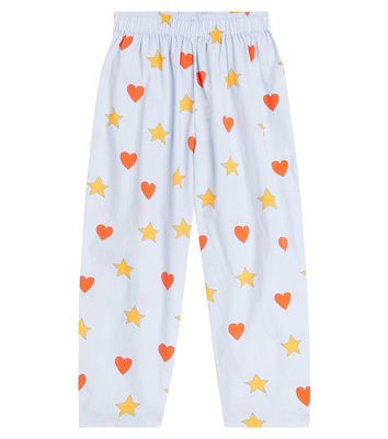 Tinycottons Hearts and Stars cotton poplin pants