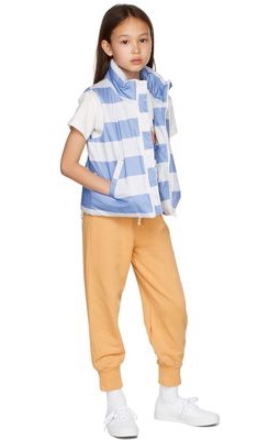 TINYCOTTONS Kids Blue Big Stripes Vest