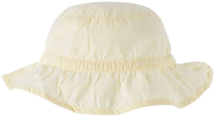 TINYCOTTONS Kids Yellow Frilled Bucket Hat