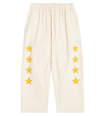 Tinycottons Stars cotton twill barrel-leg pants