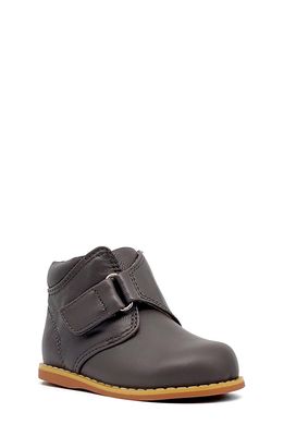 TIPPY TOTS SHOES Kids' Leather High Top Boot in Dark Grey